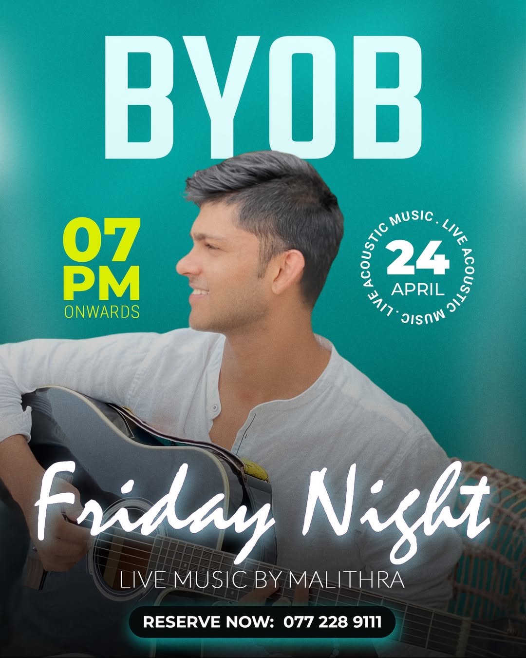 BYOB Friday Night Vibes poster