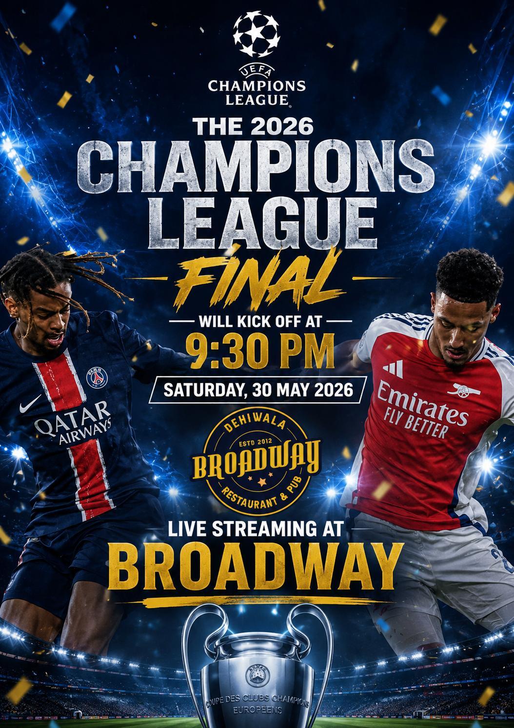 Champions League Final poster