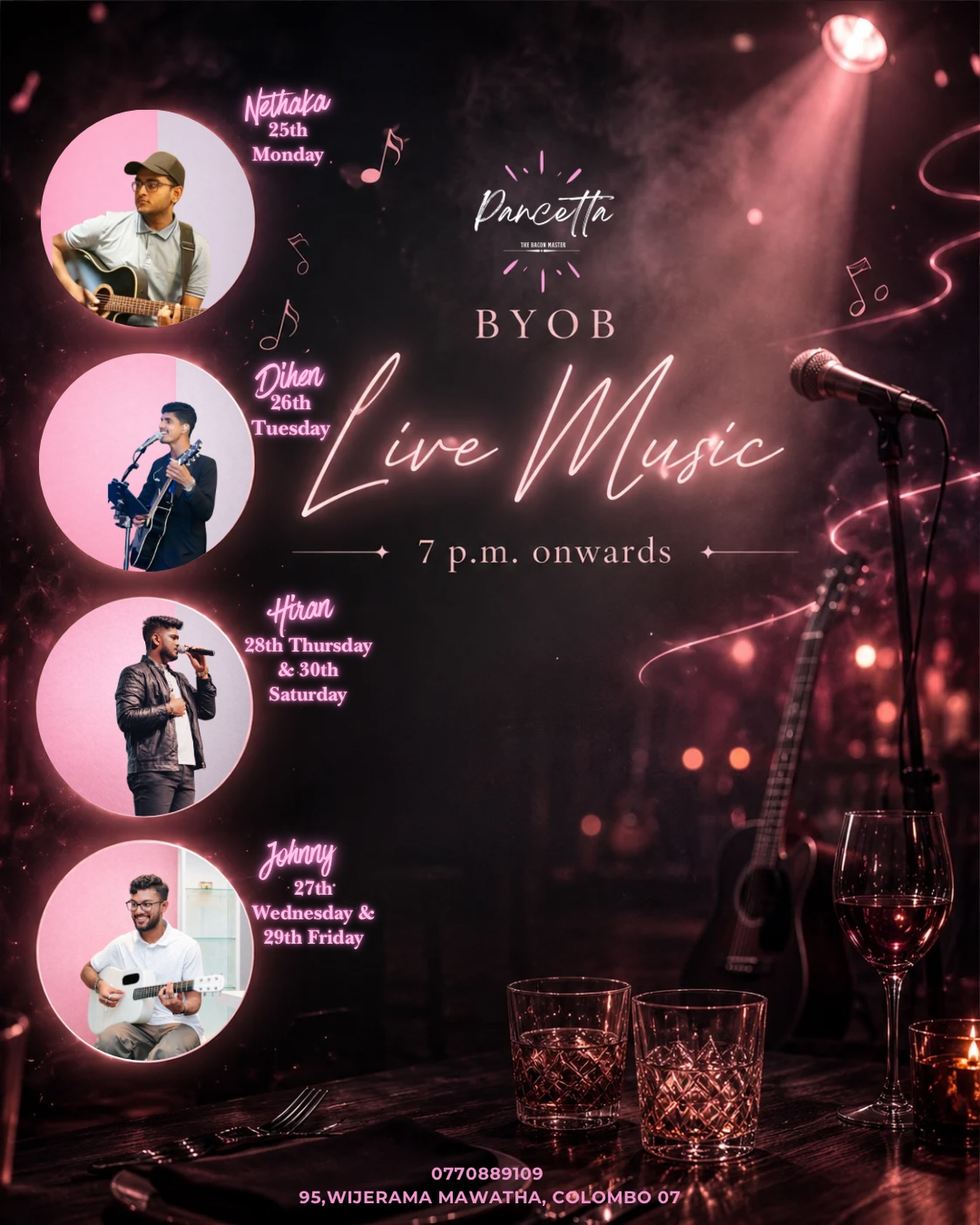 Weekly Lineup poster