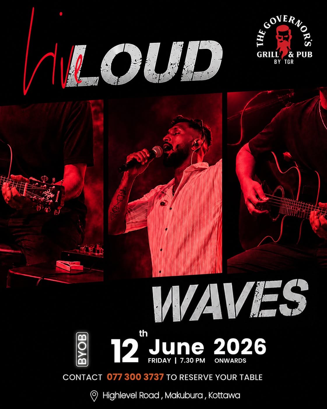Friday Night With loud Waves poster