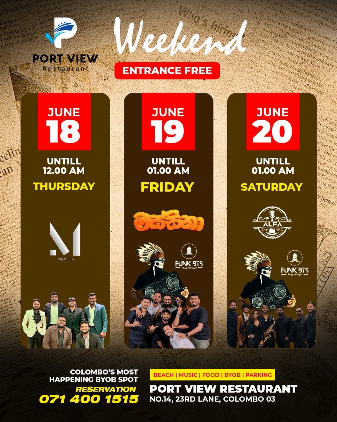 Weekend Vibes poster