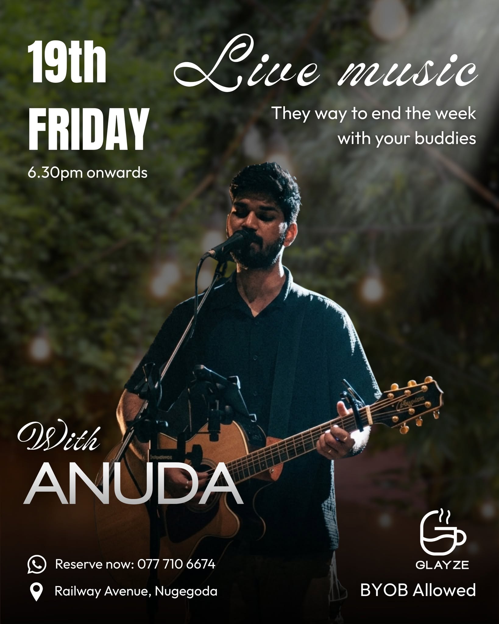 Friday Night Live Music poster