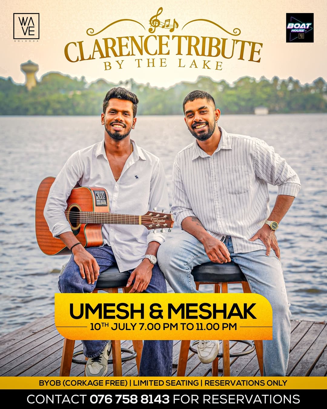 CLARENCE TRIBUTE BY THE LAKE poster