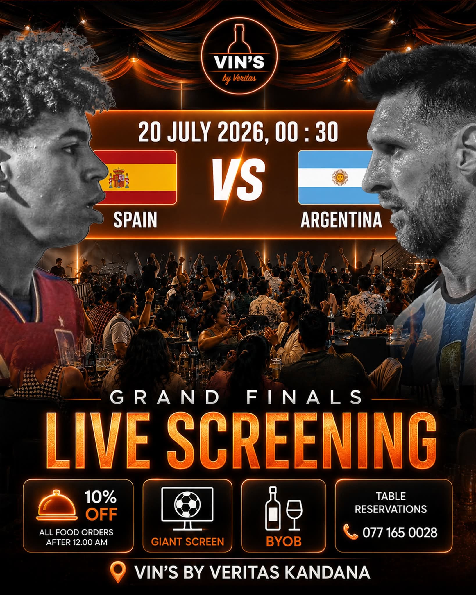 FIFA World Cup Grand Final Live Screening poster