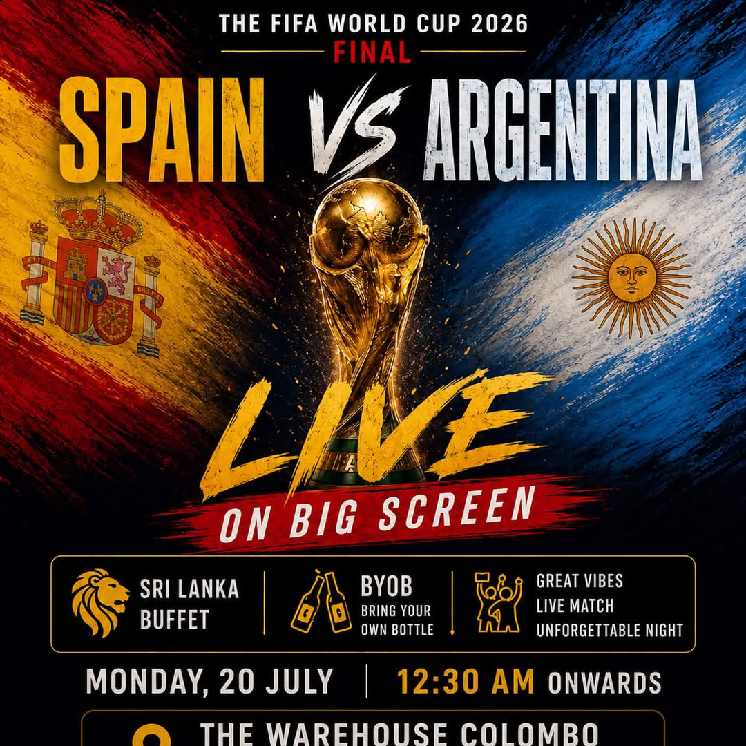 FIFA World Cup 2026 Final β LIVE on the BIG SCREEN! poster
