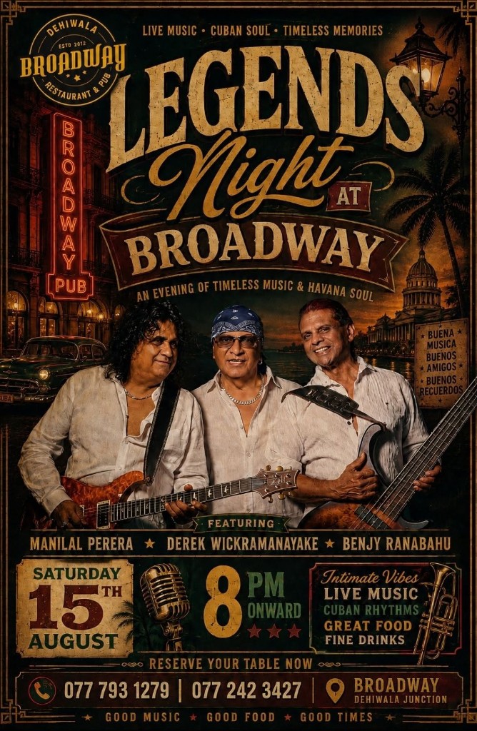 LEGENDS Night at Broadway poster