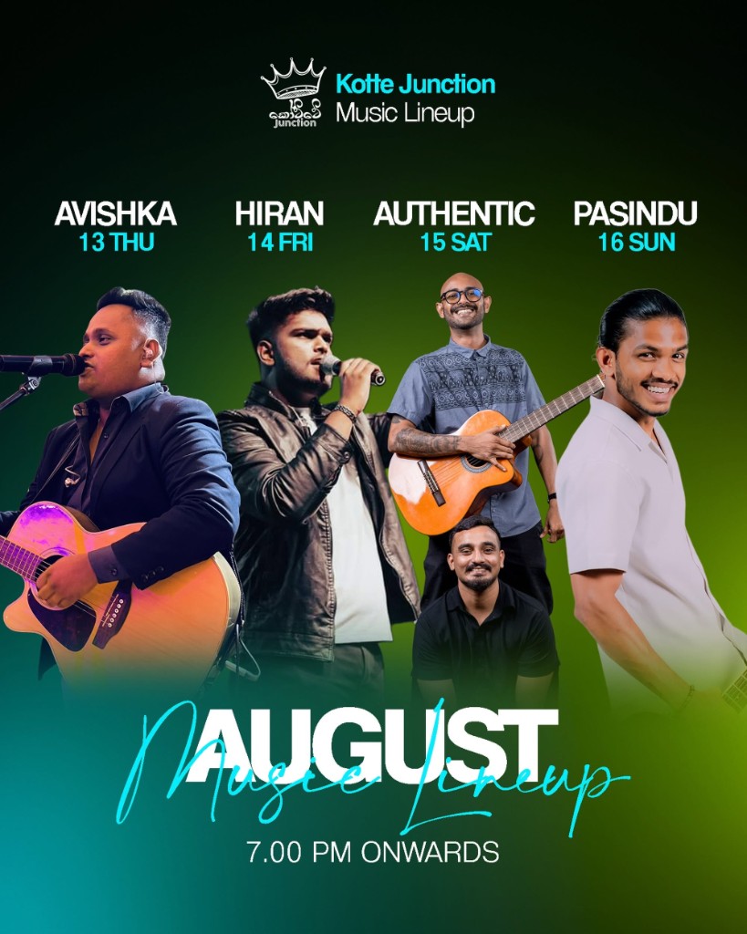 August Music Lineup poster