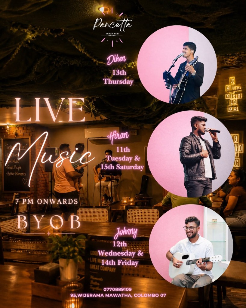 Live Music Lineup poster