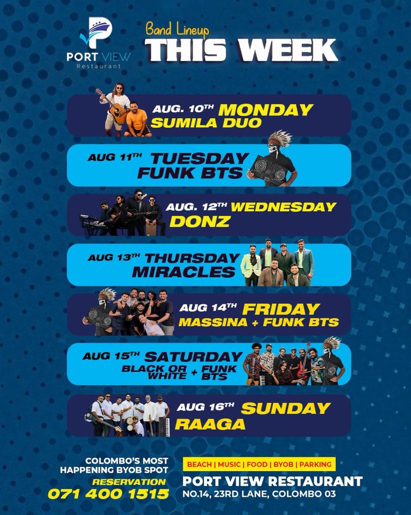 This Week Band Lineup poster