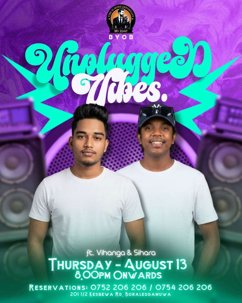 Unplugged Vibes — Vihanga & Sihara poster