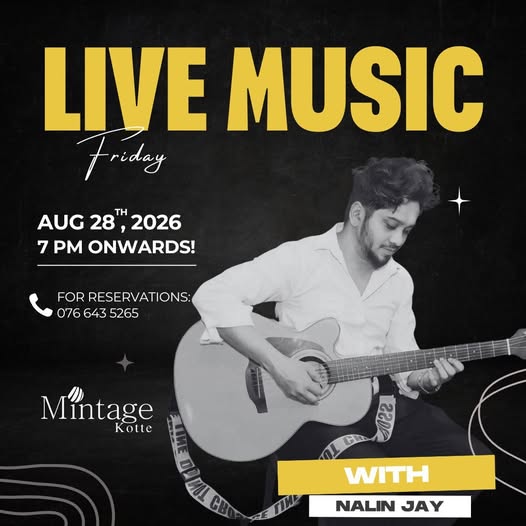 Live Music Friday poster
