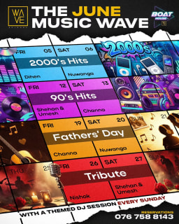 June Lineup - Event on June 5, 2026