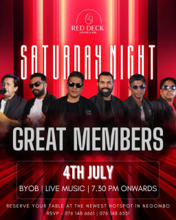 Saturday Night with Great Members - Event on July 4, 2026
