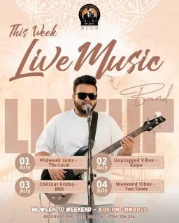 Live Music Band Lineup - Event on July 1, 2026