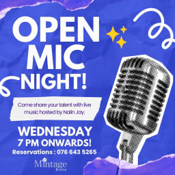 Open Mic Night - Event on July 8, 2026