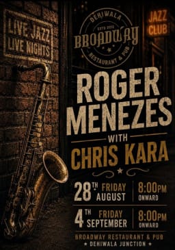 Roger Menezes with Chris Kara Live - Event on August 28, 2026