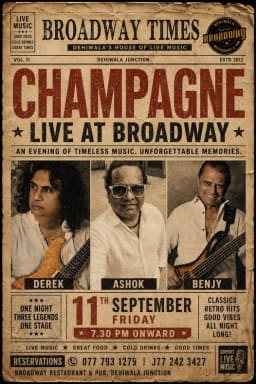 Live Music - Event on September 11, 2026