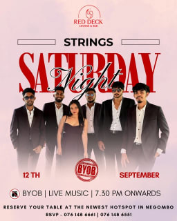 Saturday Night - Event on September 12, 2026